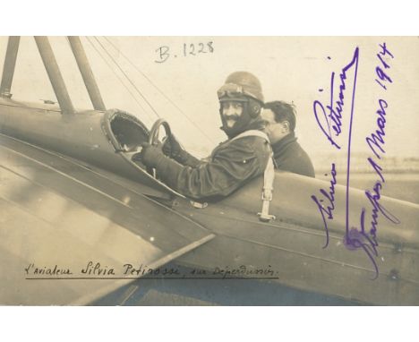 AVIATION PIONEERS: An excellent selection of signed postcard photographs, and signed cards, by six pioneer Aviators, all dead