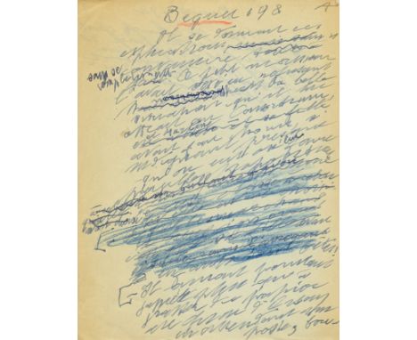 DORGELÈS ROLAND: (1885-1973) French Novelist. An unusual and lengthy autograph manuscript by Dorgelès, fifty one pages, 8vo, 