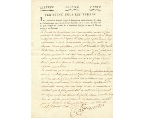 BUONARROTI PHILIPPE: (1761-1837) Italian-born French Revolutionary and Writer. Mostly active in Corsica. His `History of Babe