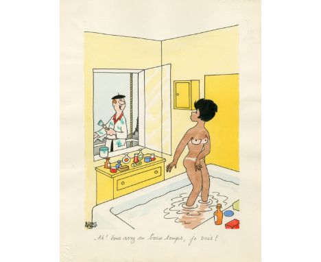 FAIZANT JACQUES: (1918-2006) French Cartoonist, best known for his caricatures in the newspaper Le Figaro and Match Point mag