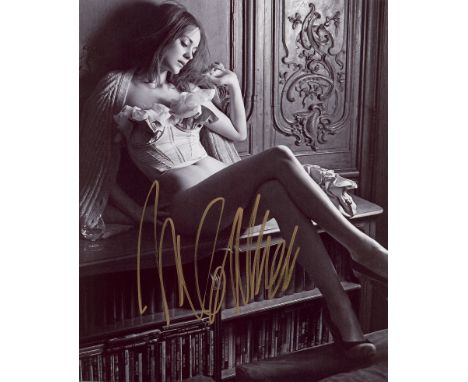 COTILLARD MARION: (1975- ) French Actress, Academy Award winner. Signed 8 x 10 photograph by Cotillard, the image depicting t