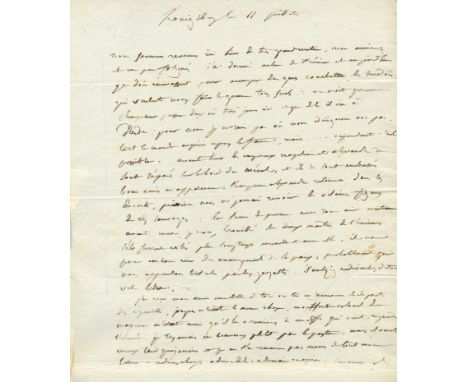 VALÉE SYLVAIN: (1773-1846) French general and Marshal. A rare and excellent set of seven A.Ls., `V´, seventeen pages, 4to, Kö