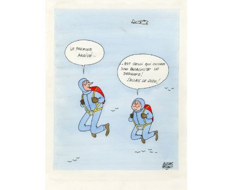 FAIZANT JACQUES: (1918-2006) French Cartoonist, best known for his caricatures in the newspaper Le Figaro and Match Point mag