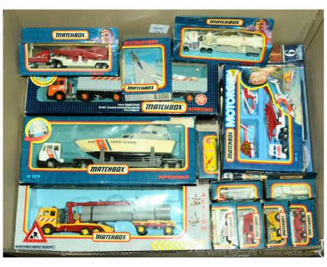 Matchbox a boxed group comprising of Super Kings, Convoy, Skybusters and similar to include Super Kings K-145 Iveco Tipper Tr
