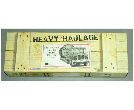 Corgi (Heavy Haulage) a boxed 1/50th scale CC12507 Atkinson Venturer, 2-axle King Trailer and Boiler load "Pickfords".  Numbe