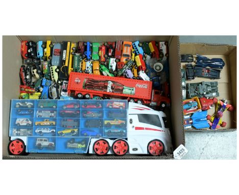 A unboxed Diecast group of mainly Corgi models including TV &amp; Film models such as Supermobile, Bullitt and others and a T
