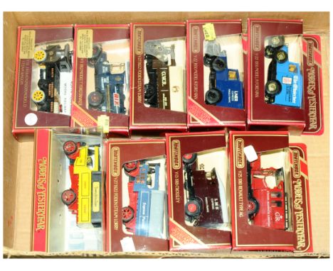 Matchbox a boxed group to include Y18 1918 Atkinson Model D Steam Wagon 'North Yorkshire Moors Railway', Y-3 1912 Model T For