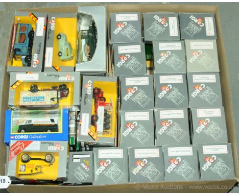 Corgi Classics a boxed group of Commercial Vehicles to include C906/7 Mack Truck "Peerless Light Co", C906/2 Mack Truck "Suns