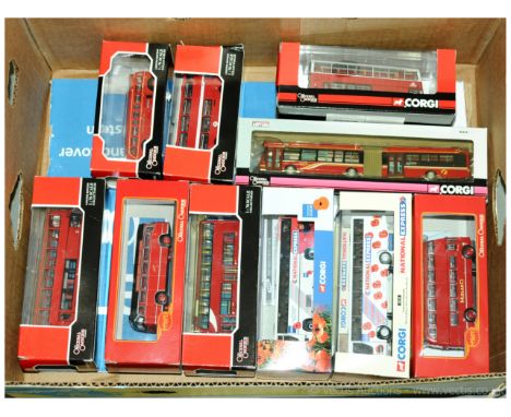 Corgi Original Omnibus Company a boxed group to include OM43305 Plaxton Premiere 'National Express Poppy Appeal', OM41304 Wri