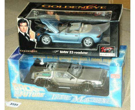 UT Models &amp; Sun Star a boxed TV related pair of 1/18th scale models to include a Sun Star Delorean (Time Machine) from th