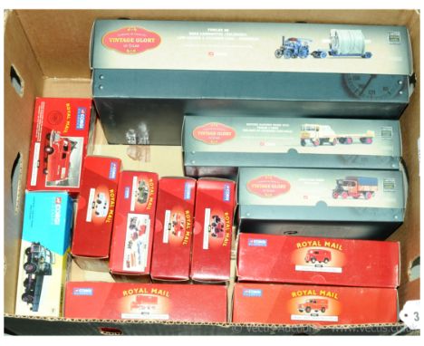 Corgi a boxed group to include 80002 Sentinel Platform Wagon with Trailer &amp; Sacks, 19401 Bedford S Sack Truck Set, 15002 