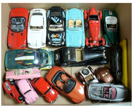 Chrono, Bburago, UT Models and similar a unboxed larger scale model group to include Chrono Lotus Elise GT1, UT Models BMW Z3