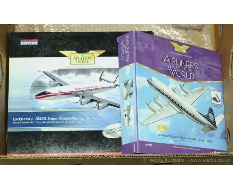 Corgi a boxed Aviation Archive 1/144 scale pair to include AA35106 Lockheed L-1049G Super Constellation - CF-TGC Trans-Canada