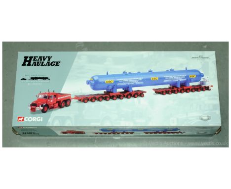 Corgi (Heavy Haulage) a boxed 1/50th scale 18006 Scammell Contractor, Nicolas Bogies and Vessel load "Northern Ireland Carrie