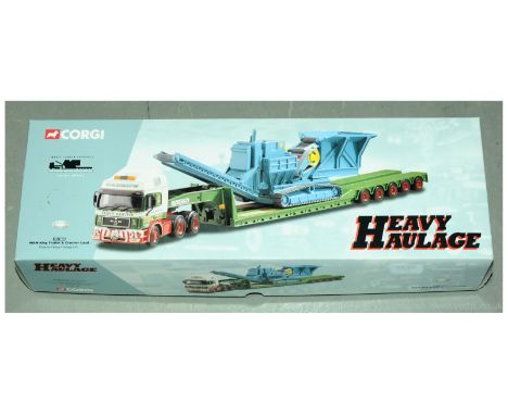 Corgi (Heavy Haulage) a boxed 1/50th scale CC12002 MAN King Trailer and Crusher load "Cadzow Heavy Haulage Ltd".  Numbered ce
