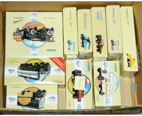 Corgi Classics a boxed Commercial group to include 97372 Atkinson Cylindrical Tanker "Mackeson", 97755 2-vehicle set "The Whi