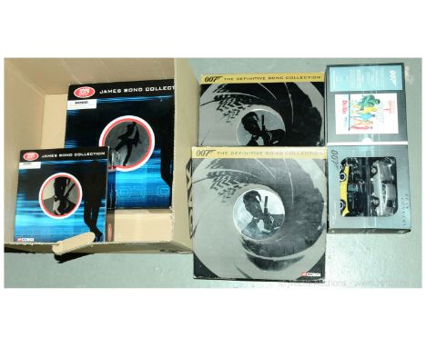 Corgi a boxed James Bond Set group to include 2x CC99106 The Definitive Bond Film Canister 4 Piece Set, TY95903 James Bond Fi