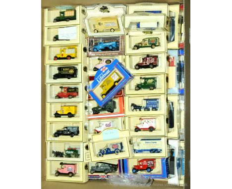 Lledo Days Gone - a boxed Promotional group to include a Morris Van (1931) "Royal National Lifeboat Institution", a DG22 a bl