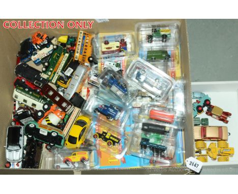 Unboxed Corgi, Joal, Matchbox (Regular Wheels / Models of Yesteryear and similar). Also to include in this lot is a number of