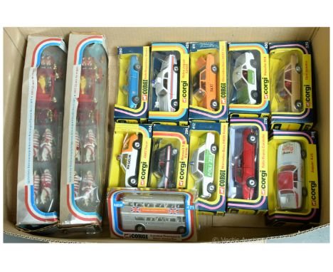 Corgi a boxed group to include 2x 41 1902 State Landau, 412 Mercedes-Benz 240D Police, 279 Rolls-Royce Corniche, 484 AMC Pace