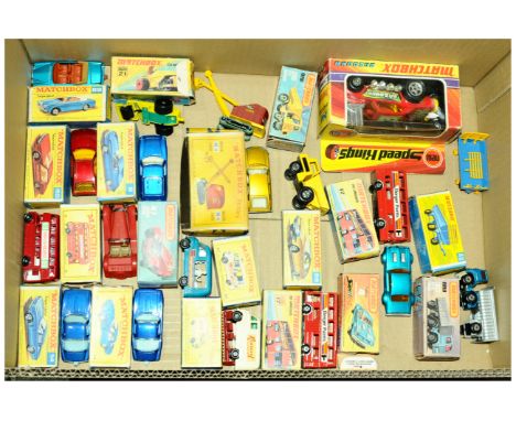 Matchbox a boxed group to include K-44 Bazooka, 20 Lamborghini Marzal, 30 Artic Truck, 4 Pontiac Firebird plus others similar