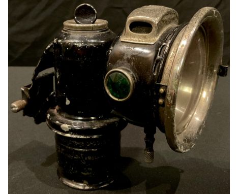 A Lucas Calcia Cadet carbide cycle lamp 