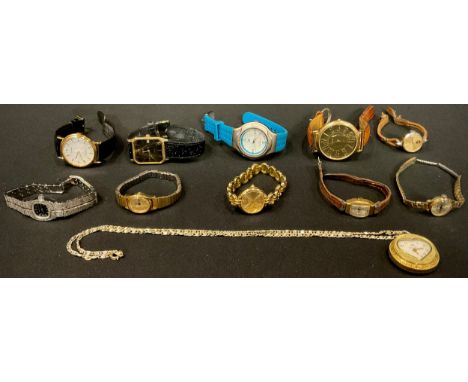 A gentleman's Lorus fashion watch; others, lady's Timex, Sekonda, Smith's Empire, Bootleg; qty (11) 