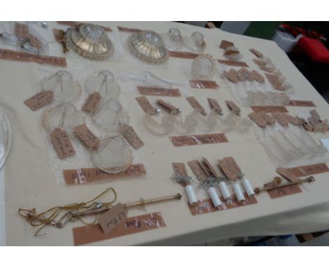 A collection of spare parts for Murano chandelier. (qty)&nbsp;