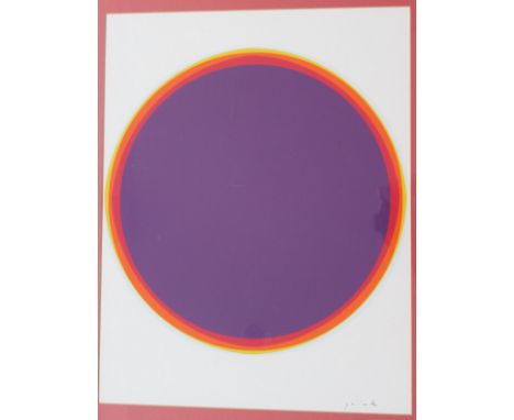 MID 20TH CENTURY ENGLISH SCHOOL "November orb", chromolithograph, limited edition No'd. 4/4, titled and No'd in pencil bottom