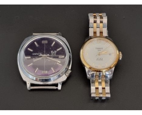 A Tissot Le Lade gold plated automatic ladies wristwatch, 25mm, Ref. L134/234;&nbsp; together with an Omnia Deluxe stainless 