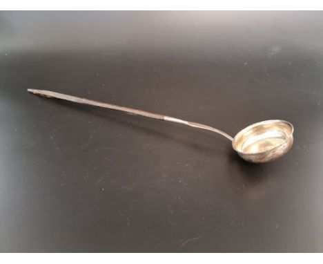 A Georgian white metal and baleen&nbsp;toddy ladle. 