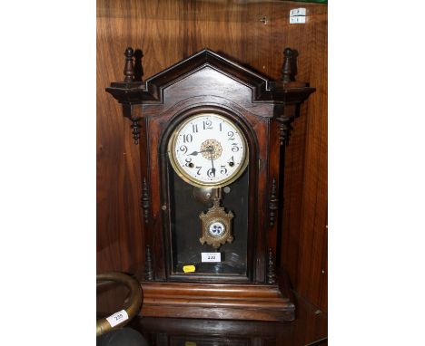 A STRIKING GERMAN MANTEL CLOCK