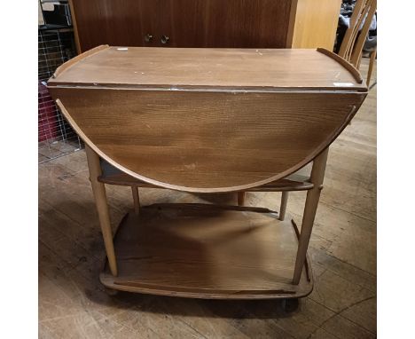 An Ercol drop leaf table