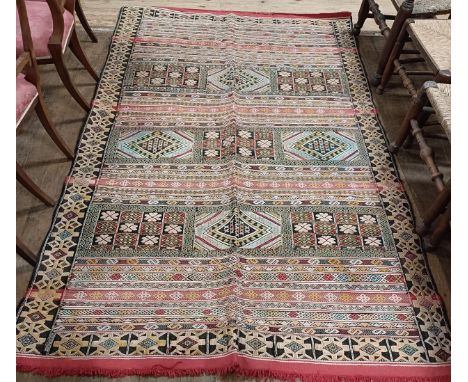 A Moroccan Kelim carpet, 225 x 152 cm