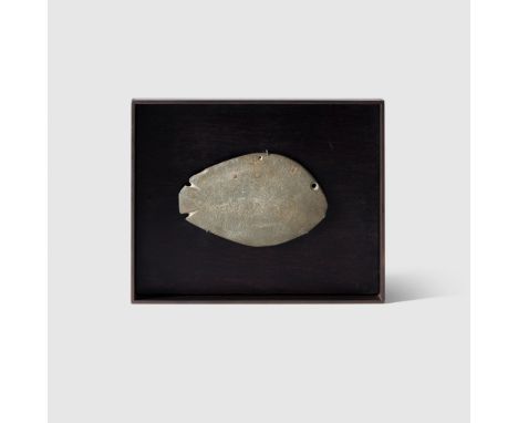 ANCIENT EGYPTIAN COSMETICS PALETTE EGYPT, PREDYNASTIC PERIOD, NAGADA II, C. 3500 - 3100 B.C. carved and polished schist, in t