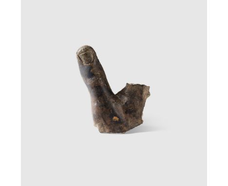 ROMAN FRAGMENT OF A THUMB EUROPE, 2ND - 4TH CENTURY A.D. cast bronze, over lifesize thumb, realistically modelled(11.2cm tall