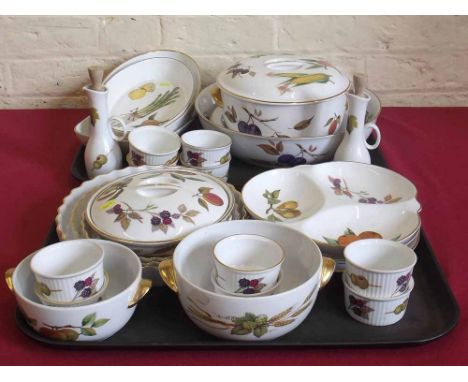 Collection of Royal Worcester Evesham ware Condition report: see terms and conditions