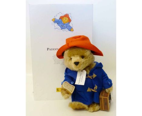 Steiff Paddington Bear. Ltd ed. no. 03418 with certificate on arm and original box Condition report: see terms and conditions