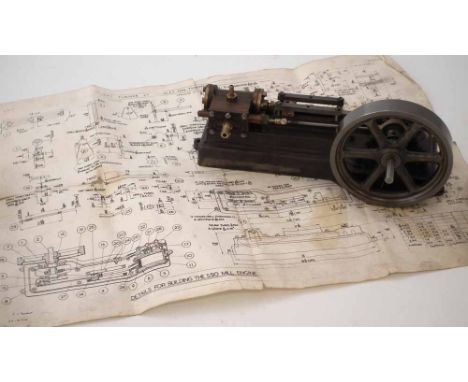 Stuart S50 horizontal Mill engine Condition report: see terms and conditions