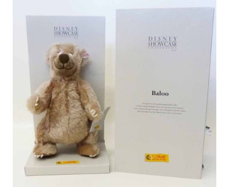 Steiff Disney Showcase Collection Teddy Bear 'Baloo.' Ltd ed. no. 01674 with certificate on arm and original box Condition re