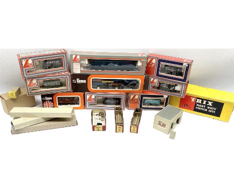 Lima '00' gauge - Class 31 diesel locomotive No.31325; and eight goods wagons; all boxed; together with Trix Twin Railway 'Ma
