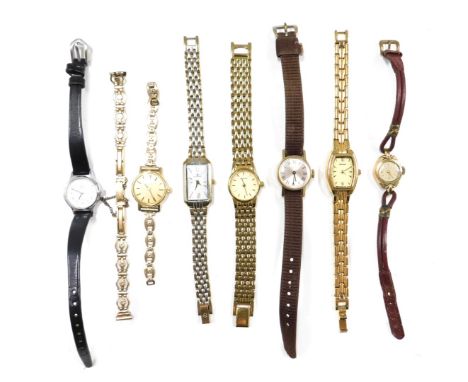A collection of wristwatches, to include Omega, Lorus, Timex, Youngmans, Sekonda, and others.&nbsp;