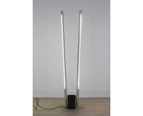 A 'Sistema Flu' multi lamp,designed by Rodolfo Bonetto for Luci, Italy, 1981, 28cm wide28cm deep153cm high  Condition ReportT