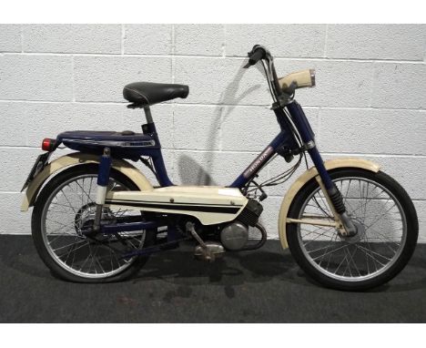 Honda PF Amito autocycle. 1976. 49cc. Engine turns over. Reg. RKH 554R. V5.