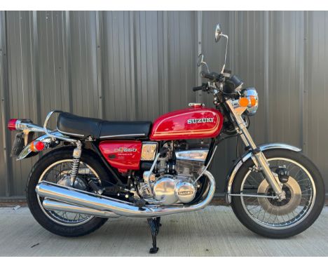 Suzuki GT550 motorcycle. 1976. 543cc. Frame No. GT55067277Engine No. GT550-70301Runs and rides and ready to use. This bike ha