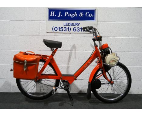 Velo Solex 4600 autocycle. 49cc. Frame No. 8056883 Engine No. 7159857 Canadian import. No docs.