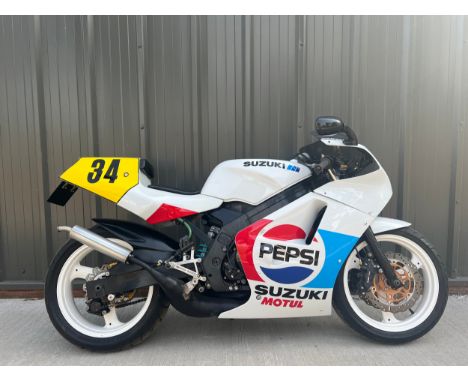 Suzuki RGV250 racing bike. 1989. 249cc.Recently restored, VJ21A model, Jolly Lolly exhausts, Nitron rear shock and comes with