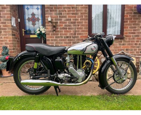 Norton ES2 motorcycle. 1956. 500cc. Frame No. L468775Engine No. F437354Runs and drives but may need some light recommissionin