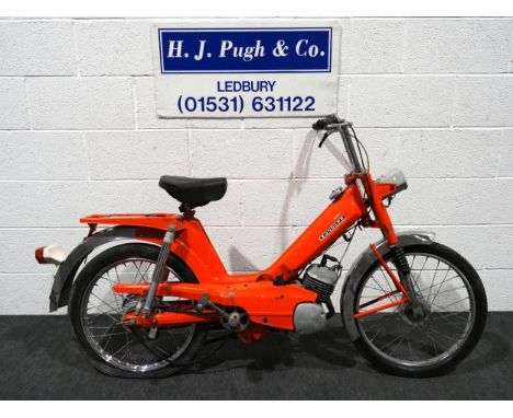 Zündapp autocycle. Frame No. 1195221 Engine No. 490003 Canadian import No docs.