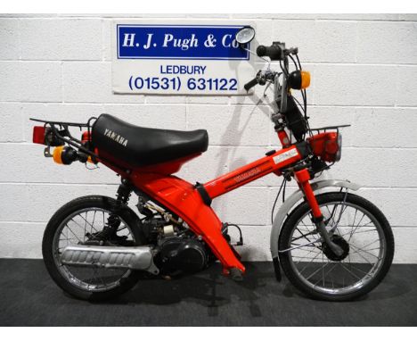Yamaha Towny MJ50 moped. 45cc. Frame No. 5N7-020516Canadian import, engine is free.Key, no docs 